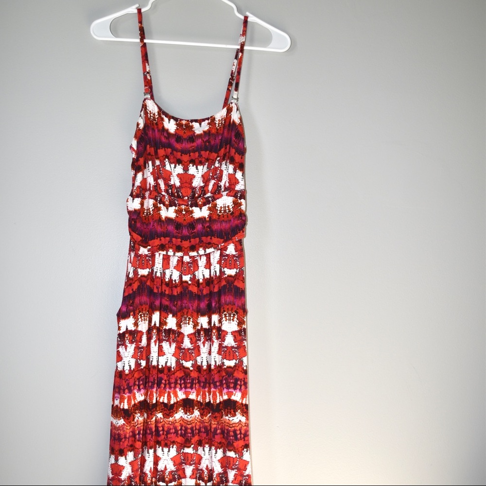 Boutique Tie Dye Maxi Dress - L